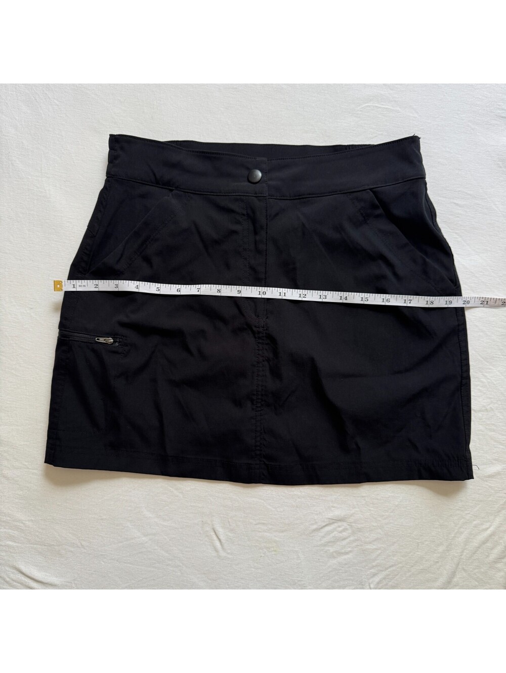 32 Degree Cool Outdoor Cargo Skort Size S Black Golf Tennis Zip Activewear - Picture 7 of 8
